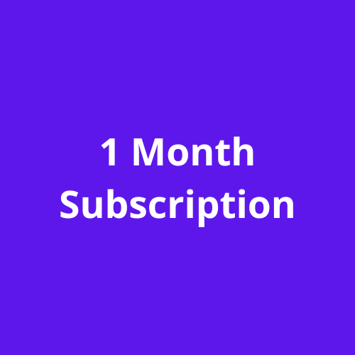 1 month subscription